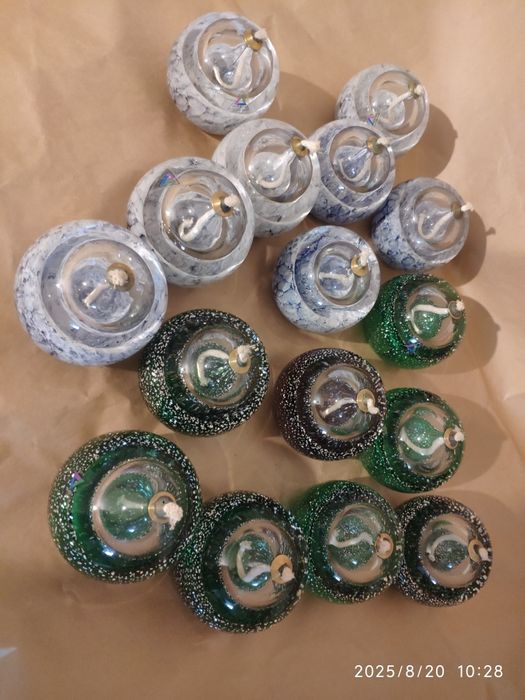 Lampki oliwne / przyciski do papieru