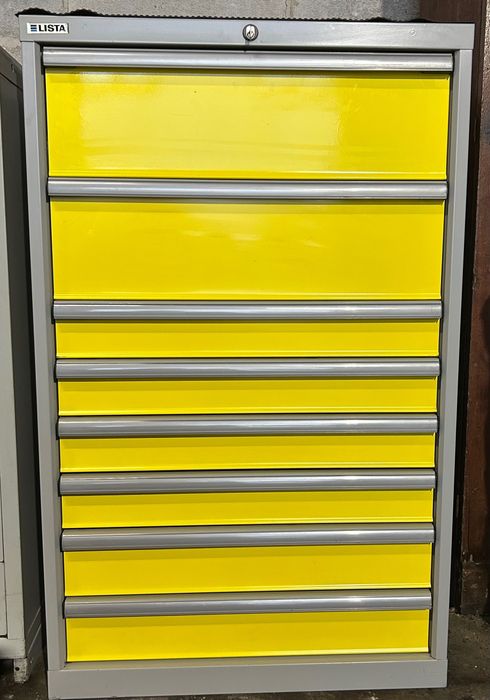 Metalowa szafa narzędziowa szufladowa firmy Lista