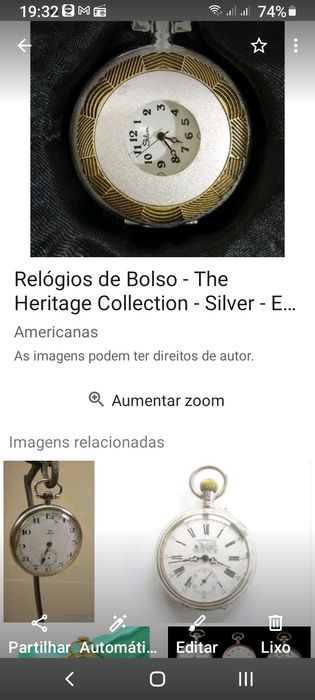 Relogio marca silver
