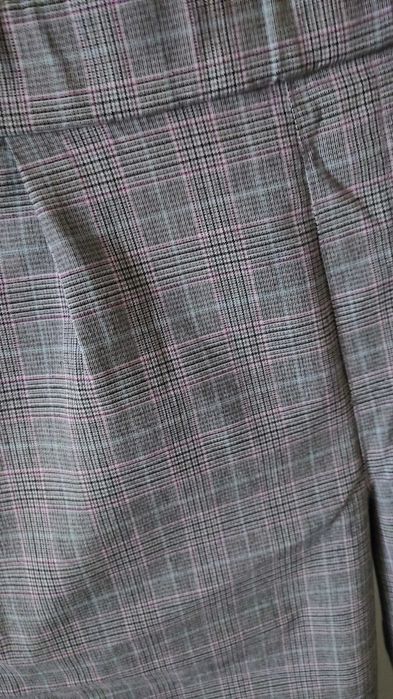 Spodnie w kratę Pull&Bear rozmiar M eleganckie