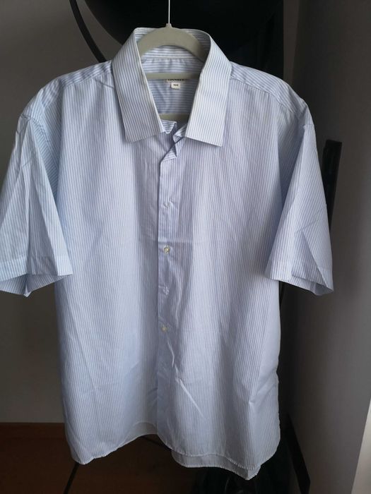 Daniels Slimfit koszula z krótkim rękawem w paski r. 43