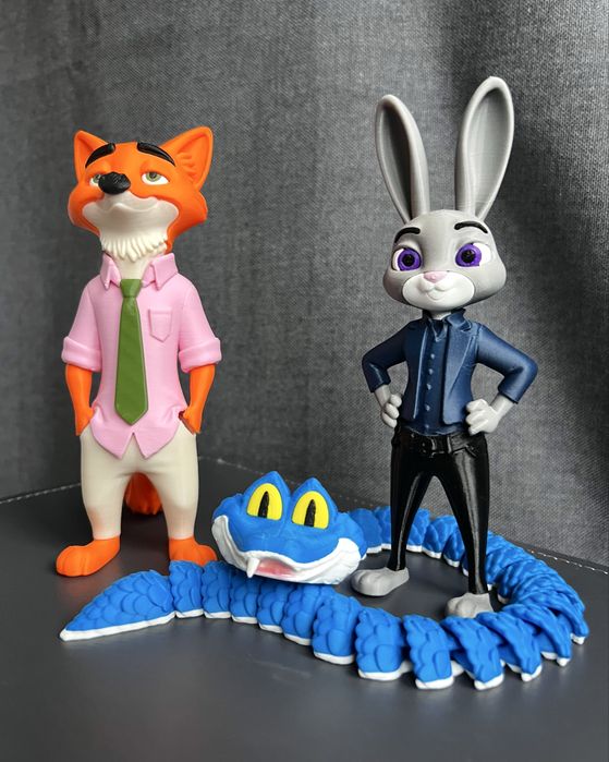 Зоотропія Нік Джуді Гєрі іграшки брелки  зоотрополіс 2