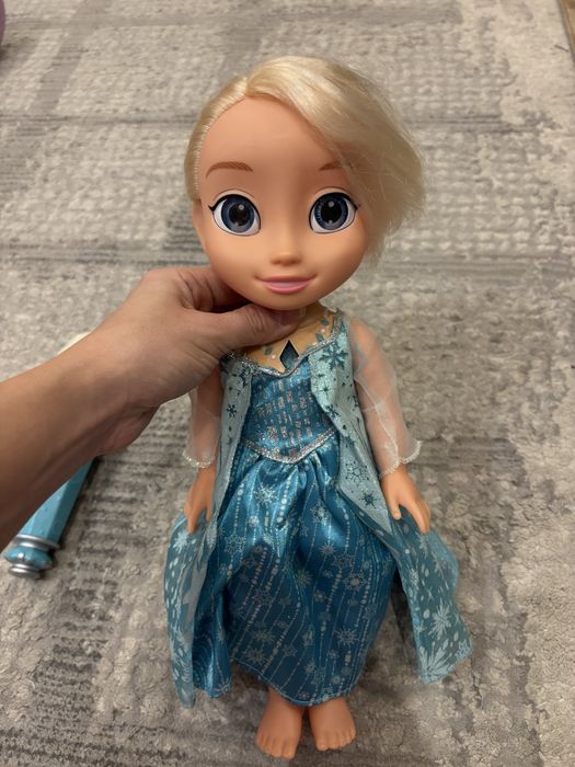 Lalka elsa interaktywna kraina lodu mikrofon śpiewa mam tę moc bdb