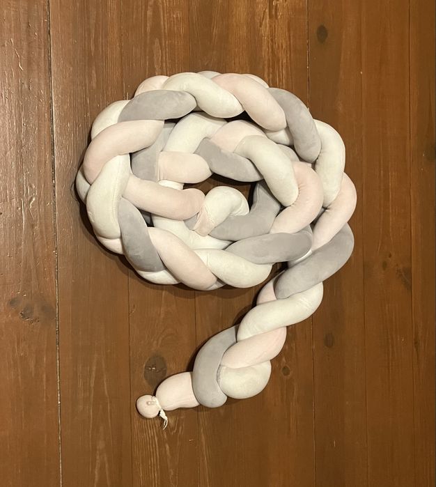 Warkocz ochronny do łóżeczka/zabawy - 2 sztuki