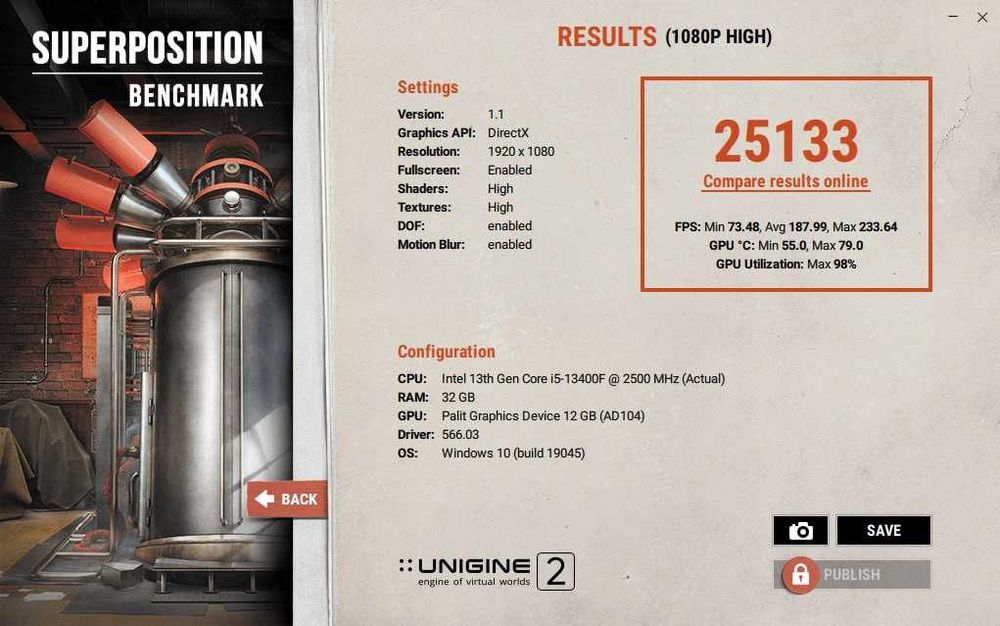 Palit rtx 4070 super