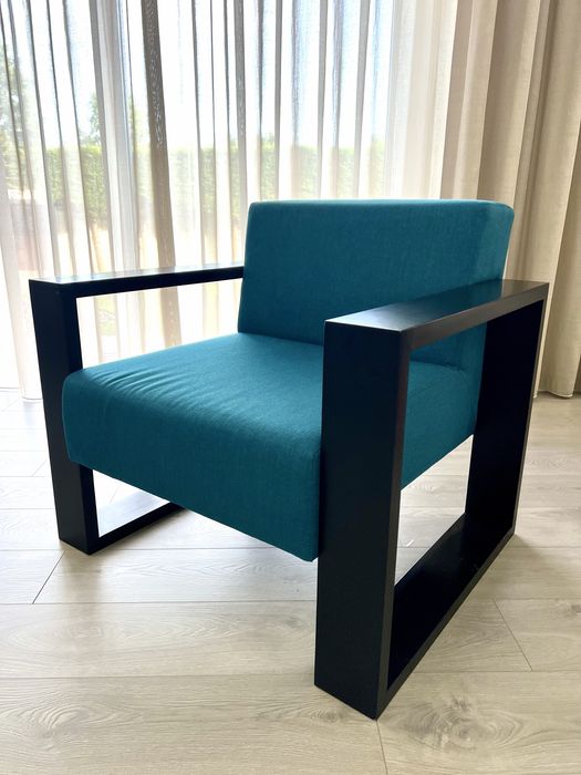 Dois Cadeiroes azul petroleo