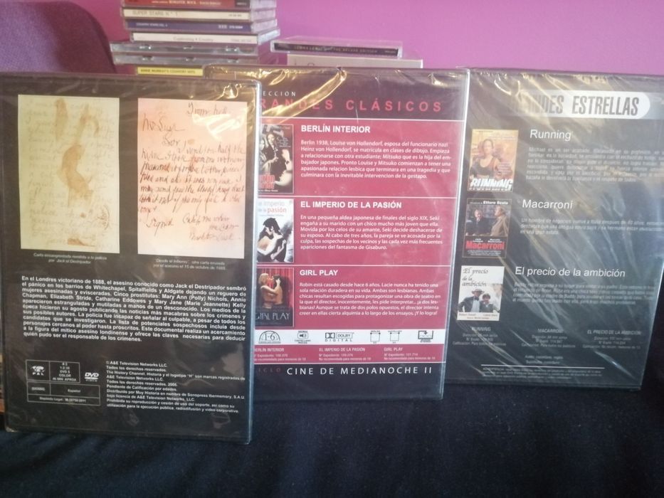 Conjunto 3 Dvds (7 filmes)