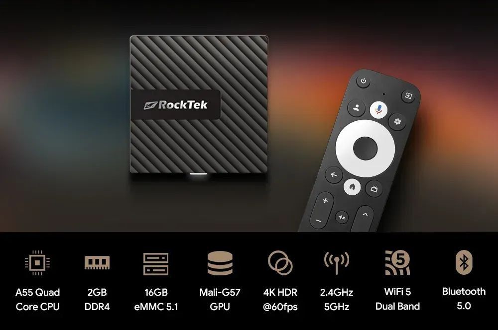 Тв приставка RockTek  GB1 2/16gb