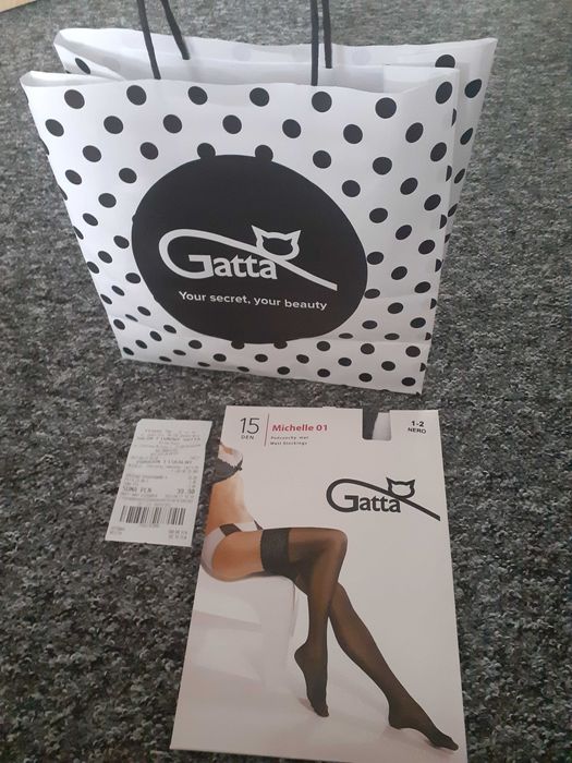 Pończochy samonośne nowe gatta