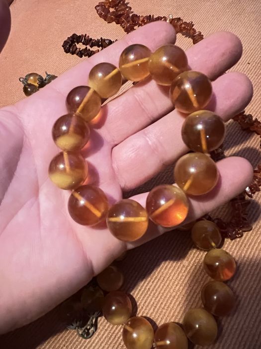 Янтарь браслет буси