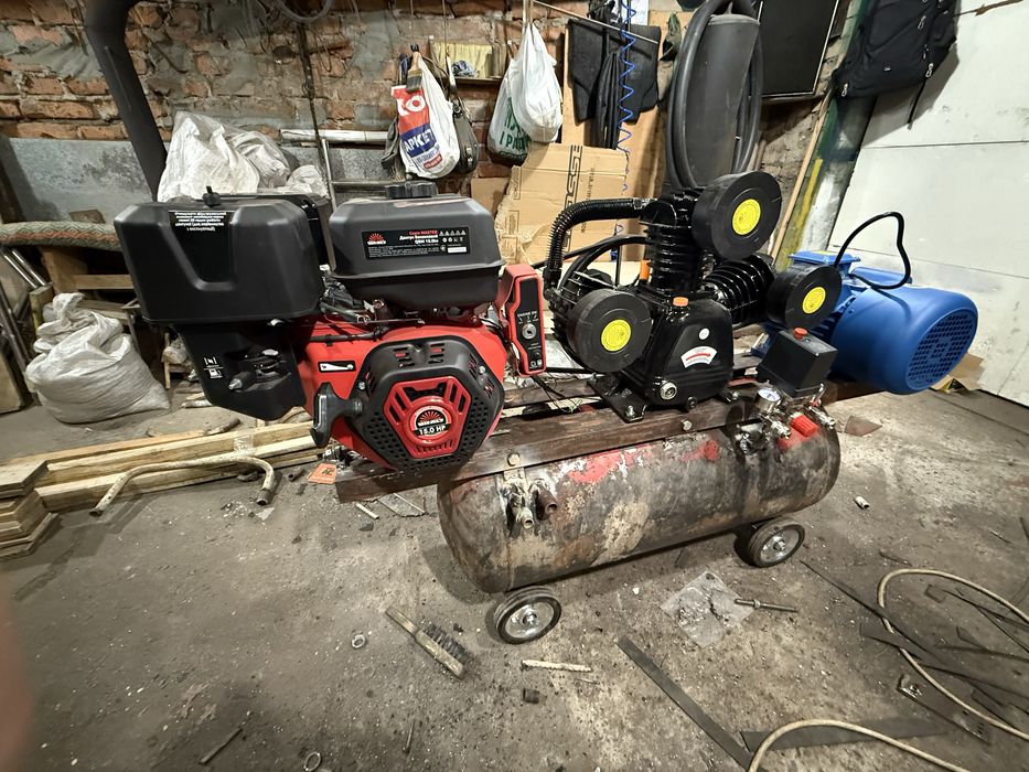 МотоЕлектро компресор 1000л/хв