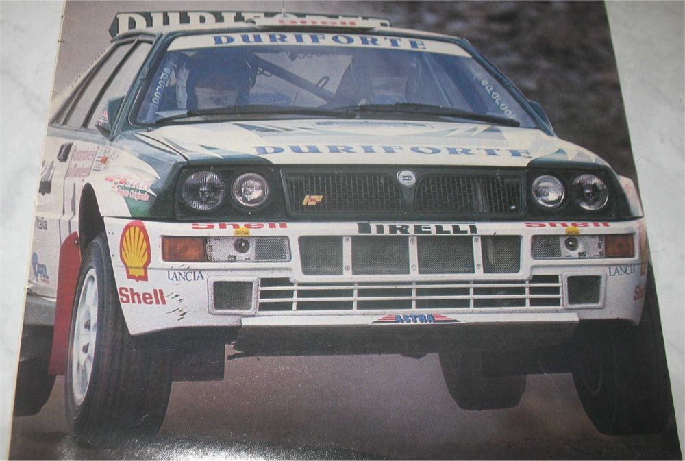 Poster - Lancia Delta Integrale - Campeão 1993 - Jorge Bica (pequeno)