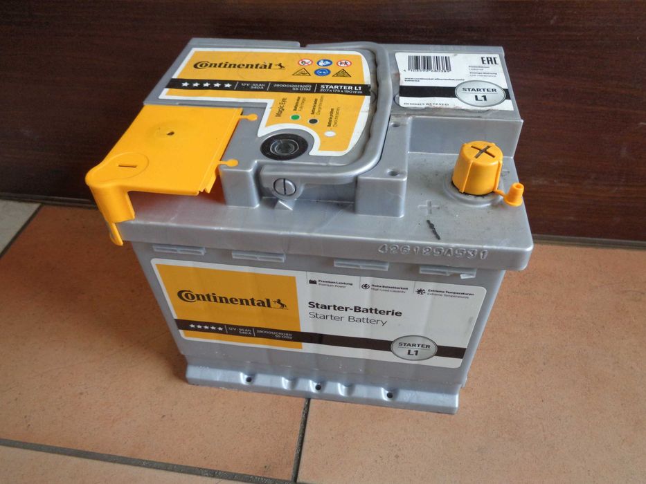 Akumulator Samochodowy CONTINENTAL 12V 55Ah 540A - NOWY - ANDAR