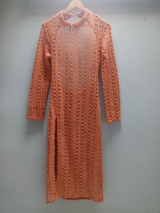 Sukienka plażowa ażurowa roz S śliczna