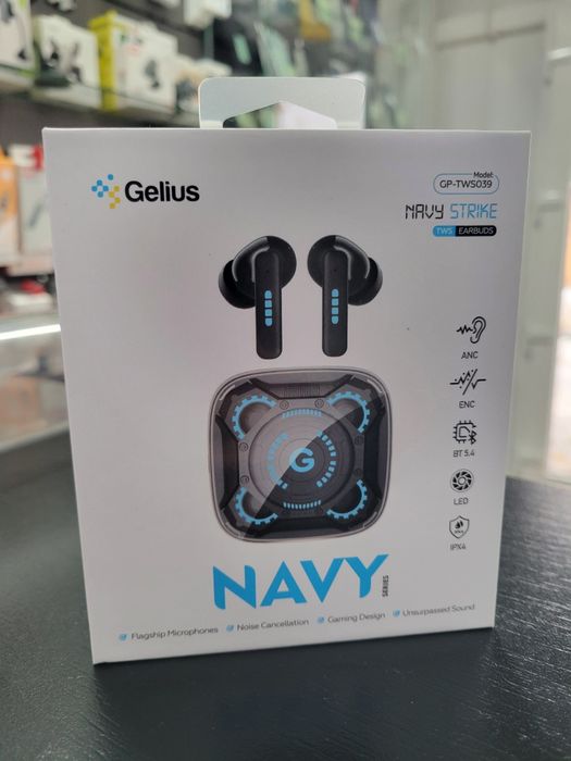 Бездротові навушники TWS Gelius NavyStrike/Bluetooth навушники