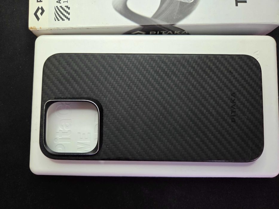 Чохол Pitaka iPhone 15 Pro Max MagEZ Case 4 Twill 1500D Black/Grey