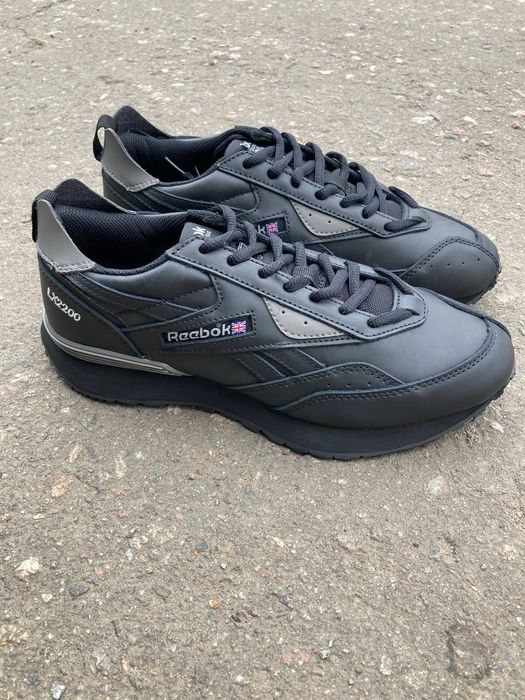 Reebok Classic LX2200 рибок кроссовки новые оригинал черные натуральная кожа сникерс сток