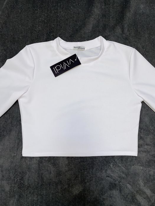 Білий Укороченый лонг