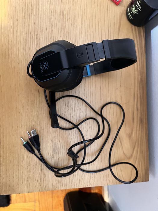 headphones gaming com fio da Wox