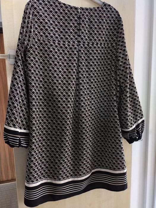 Sukienka,h,&m, 40, czarna, wzorzysta