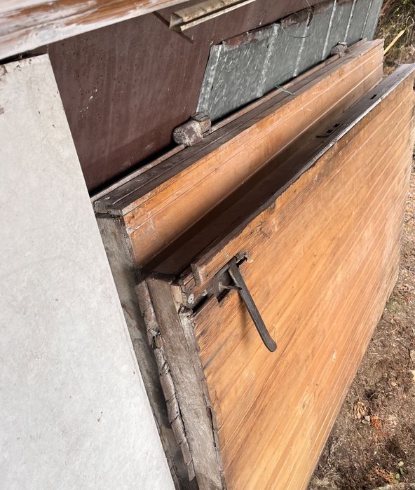 Brama garażowa metal, drewno, ocieplane