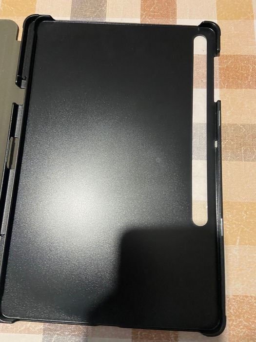 capa livro cor preta Galaxy tab s7 fe e S7 plus marca Hama