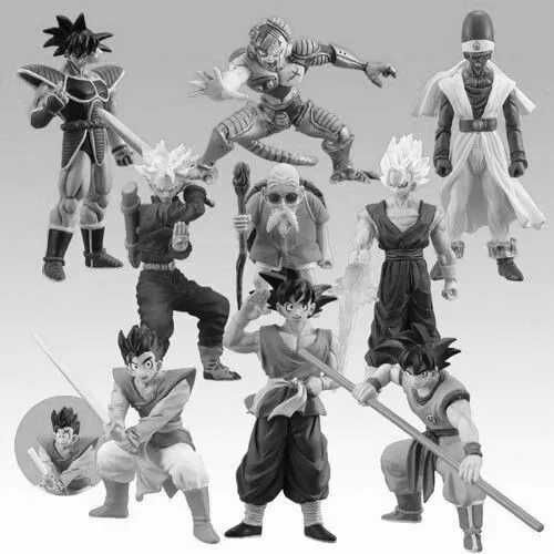 Dbz Super Modeling Soul Part 9 -  9 peças Monótonas