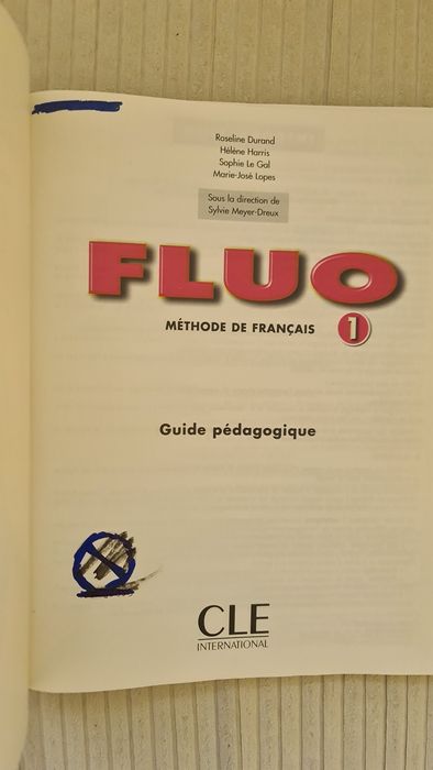 Guide pédagogique i zeszyt ćwiczeń Fluo 1