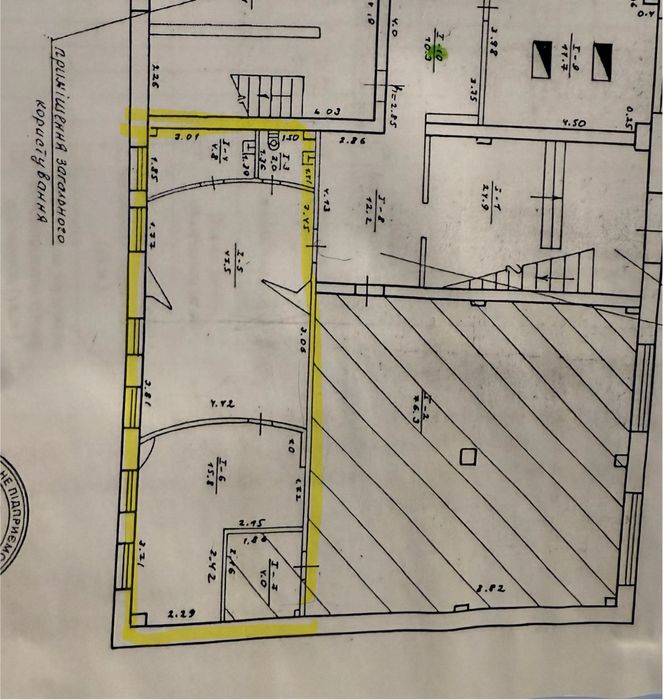 Аренда офис 52м2 Чекмарева Гагарина центр Днепр