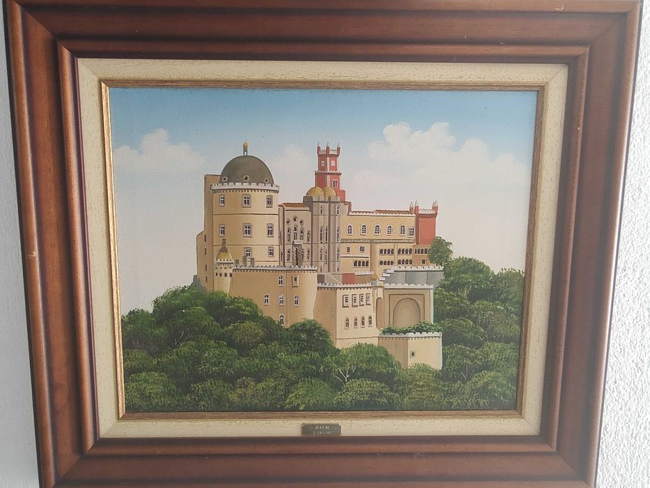Quadro a Óleo de A.Paulino - Palácio da Pena