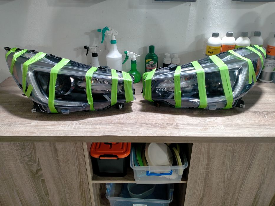 Ремонт фар заміна лінз бі лед установка лінз лед лампи led заміна скла