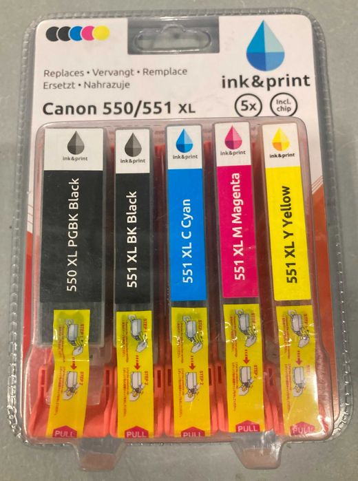 Tusze Canon 550/551
