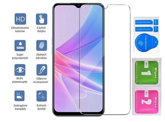 3szt Szkło Hartowane do Oppo A58 5G / A78 5G