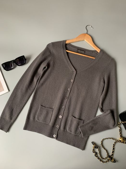 Кашеміровий кардиган графітового кольору р.XS/S