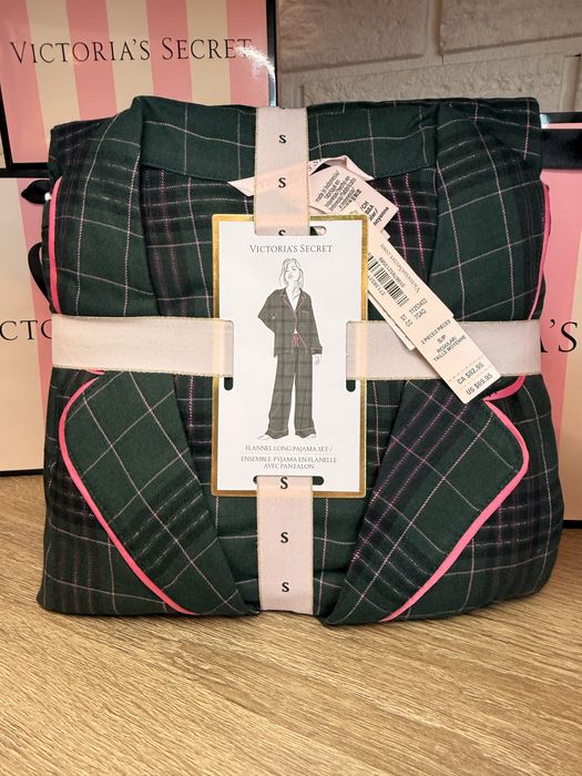 Піжами Вікторія сікрет, тканина фланель, нові моделі. Victorias secret