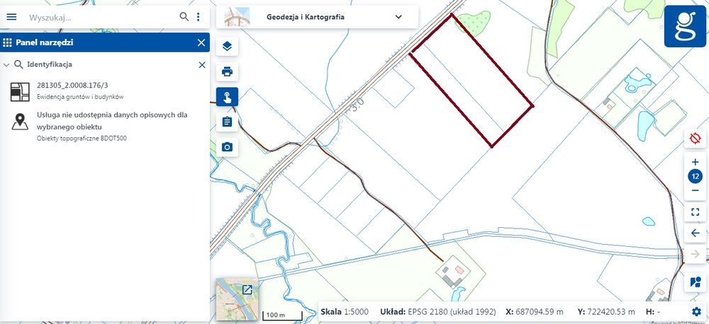 Sprzedam działkę rolną