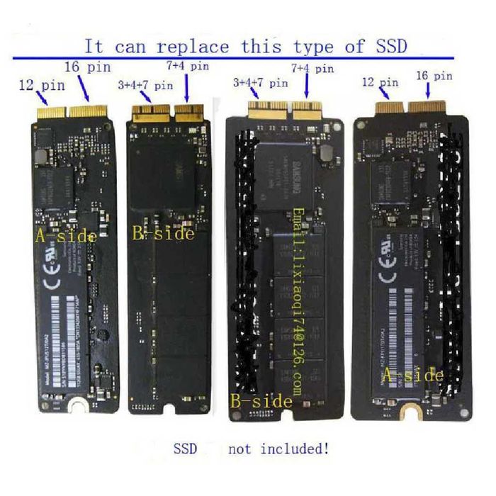 NOWY Adapter dysku NVME Macbook iMac m2 PCI-E Szybka Wysylka