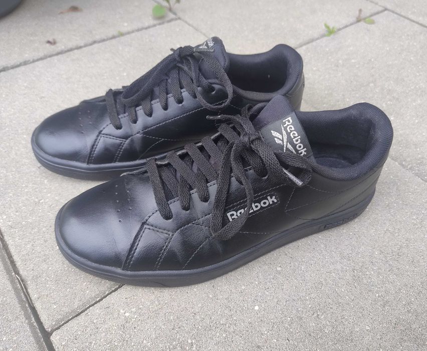 Reebok buty sportowe czarne 39 model Court Clean 100074382