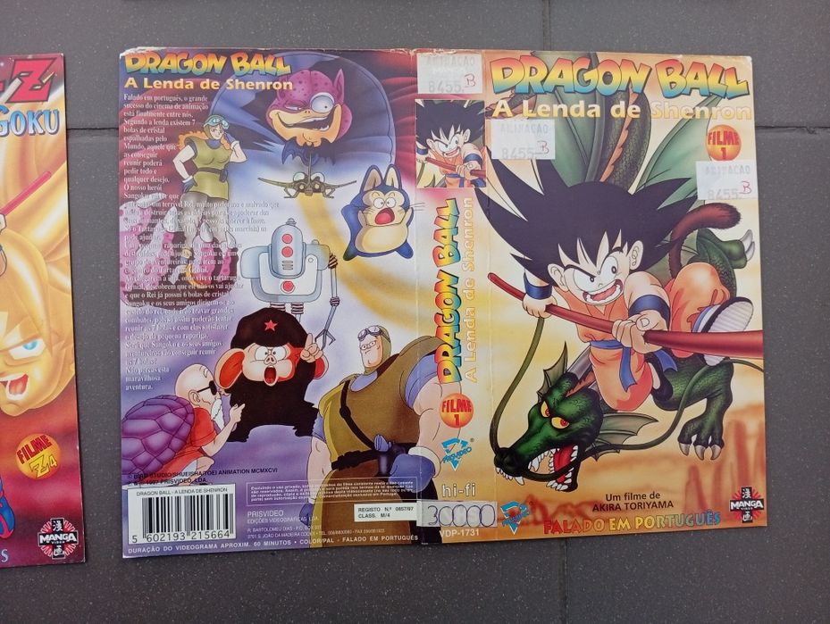 Lote Capas VHS Dragon Ball Z