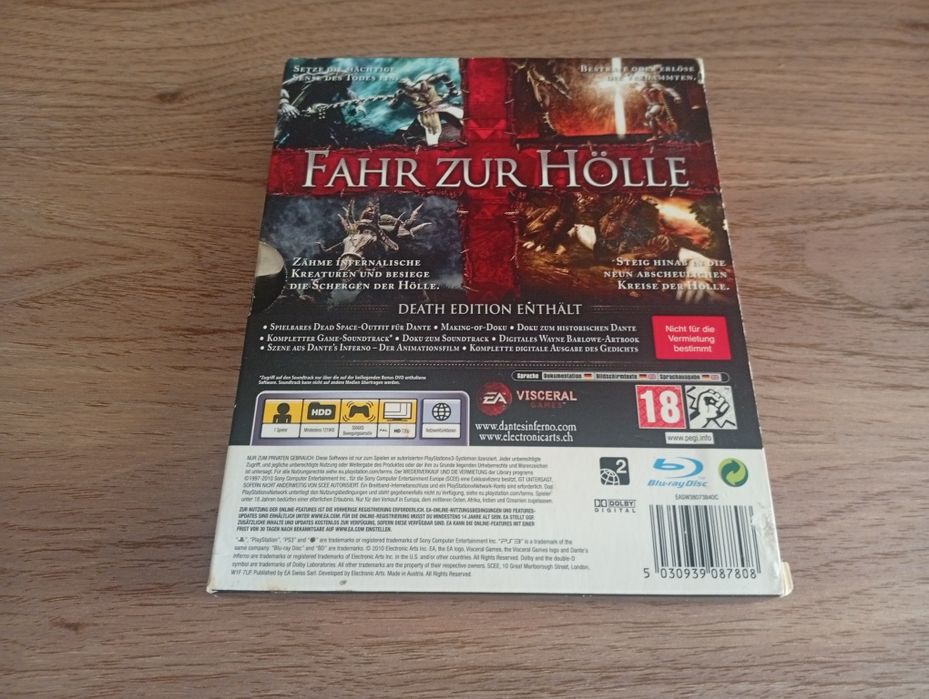 Dante's Inferno Death Edition PS3 Completo