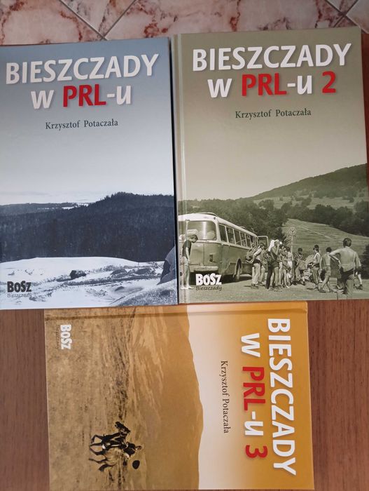 Krzysztof Potaczała Bieszczady w PRL-u – zestaw 3 książek