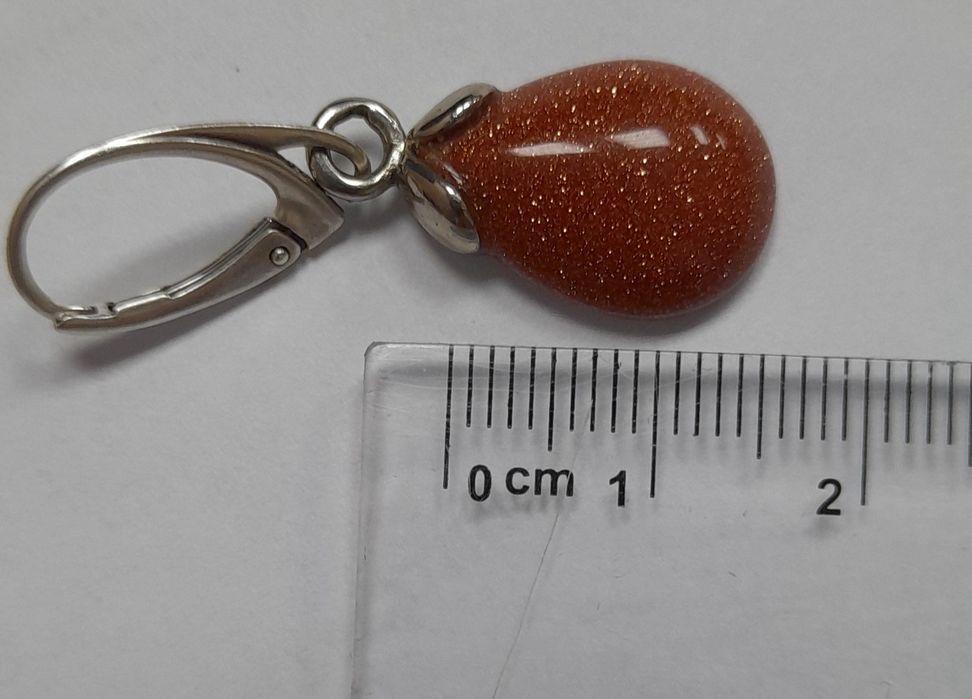 Kolczyki srebrne ,,Noc Kairu,,