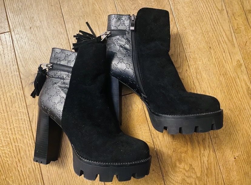 Buty na wysokim obcasie - 11 cm / roz 38