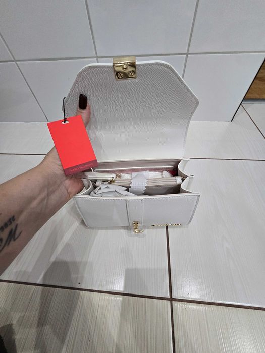 Valentino nowa biala torebka do reki i na ramie