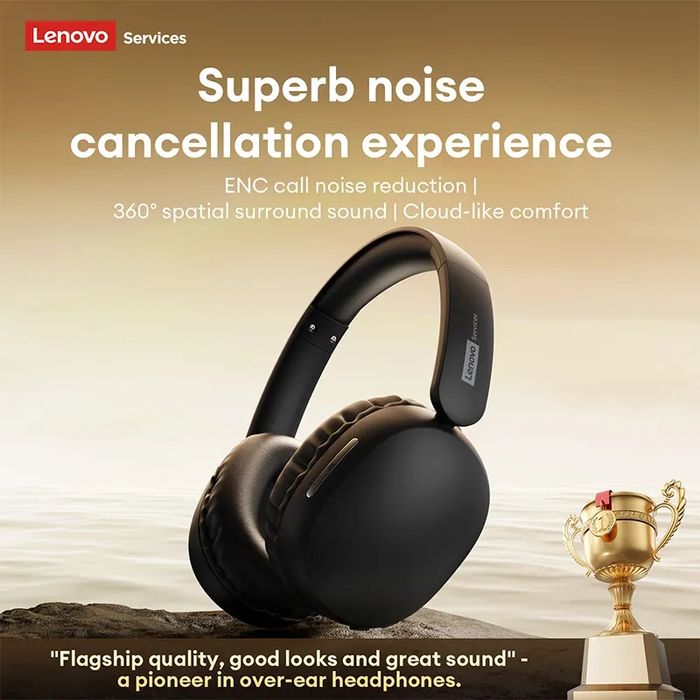 Беспроводные наушники Lenovo LS 106 Over-ear BT Headphones.