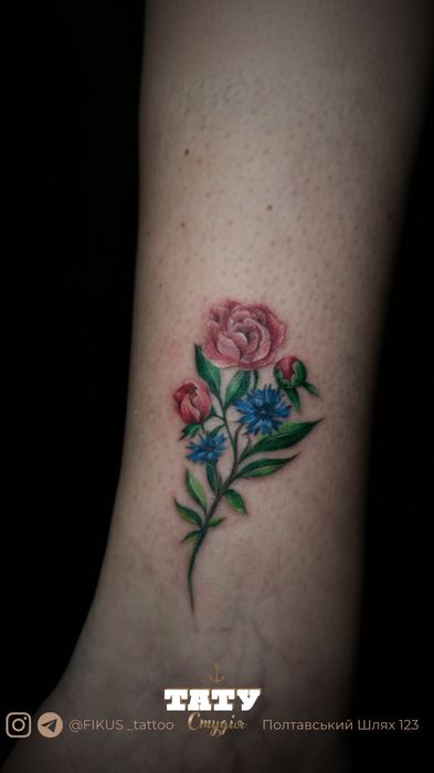 Профессиональная татуировка. Графика. Реализм.