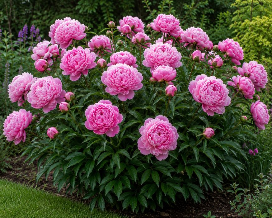 Piwonia peonia ogrodowa cale krzaczki