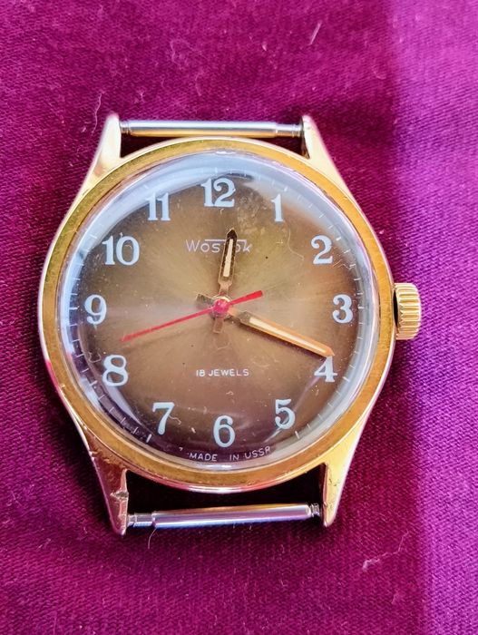 Годинник восток. Часы восток в позолоте,ссср.