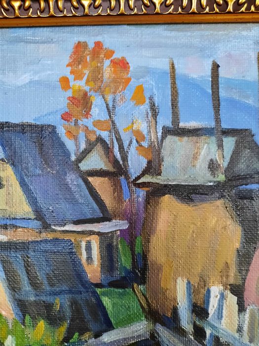 Картина-подарок "Сельский дом",  Бердарь Василий