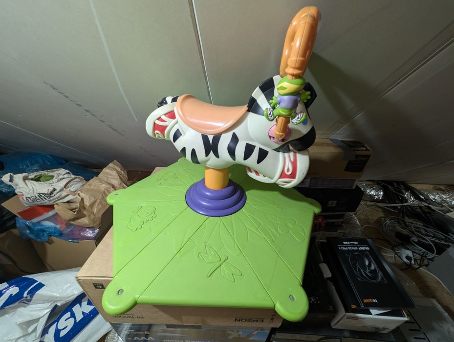 Zebra do skakania Fisher Price